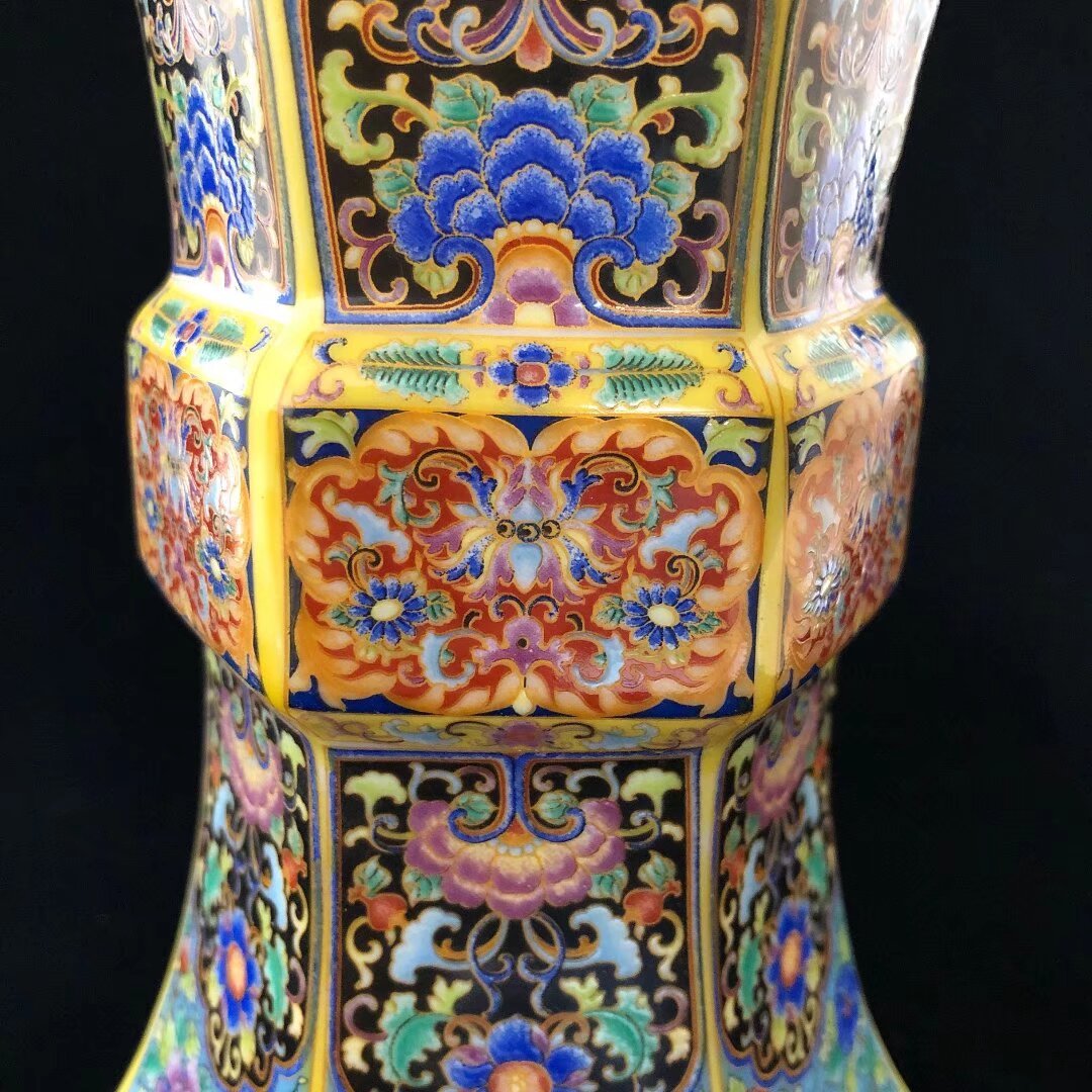 大清 雍正 花瓶 中国 骨董品 清時代 擺件 古賞物 傳世家珍 陶磁器