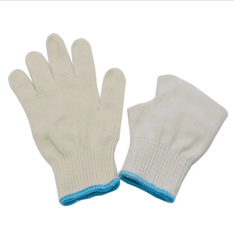 cotton kintted gloves