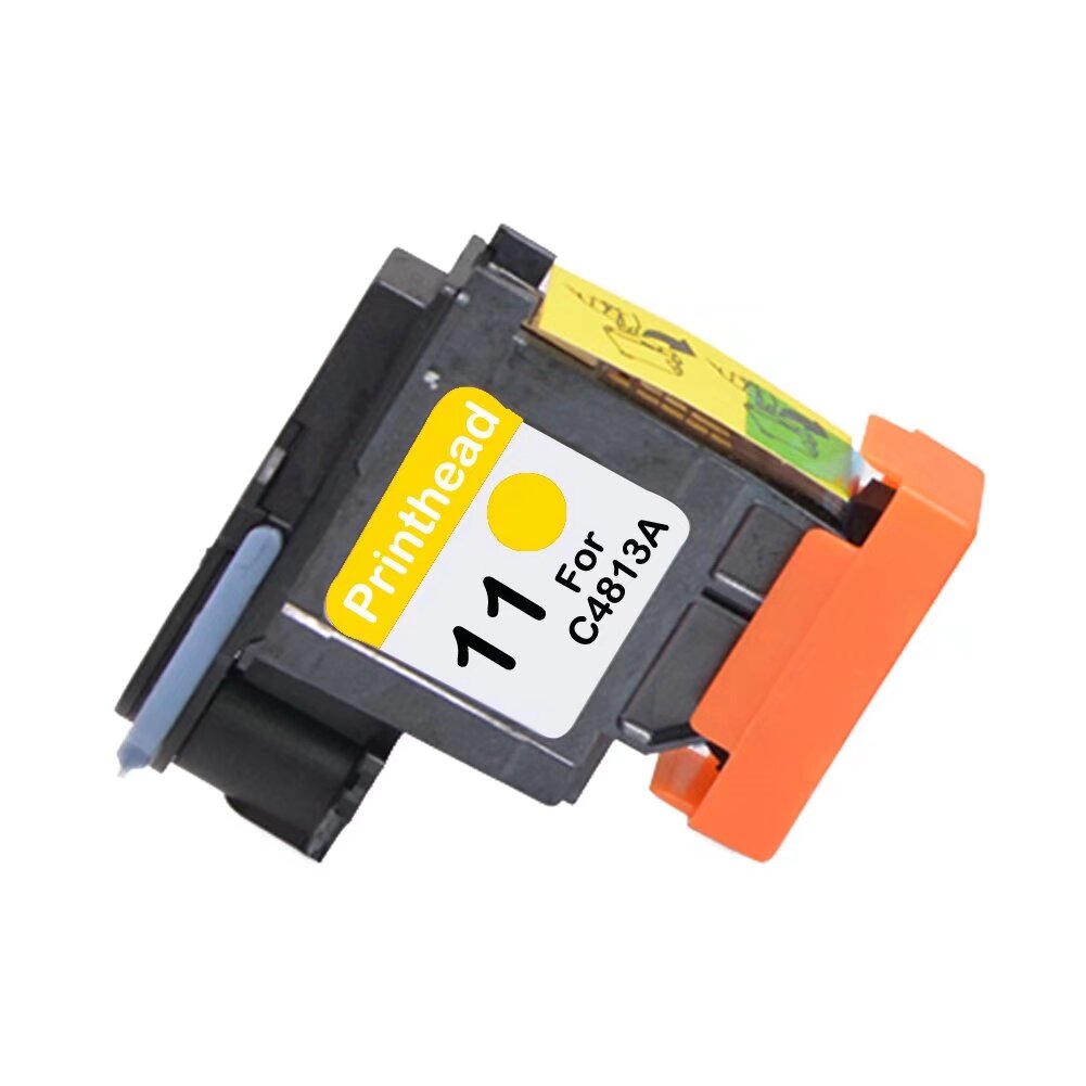 1 PK Remanufactured Printhead for HP 11 C4813A Yellow Officejet 9120 9130 K850dn